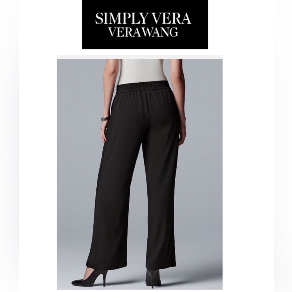 Simply Vera Vera Wang Black Wide Leg Pants